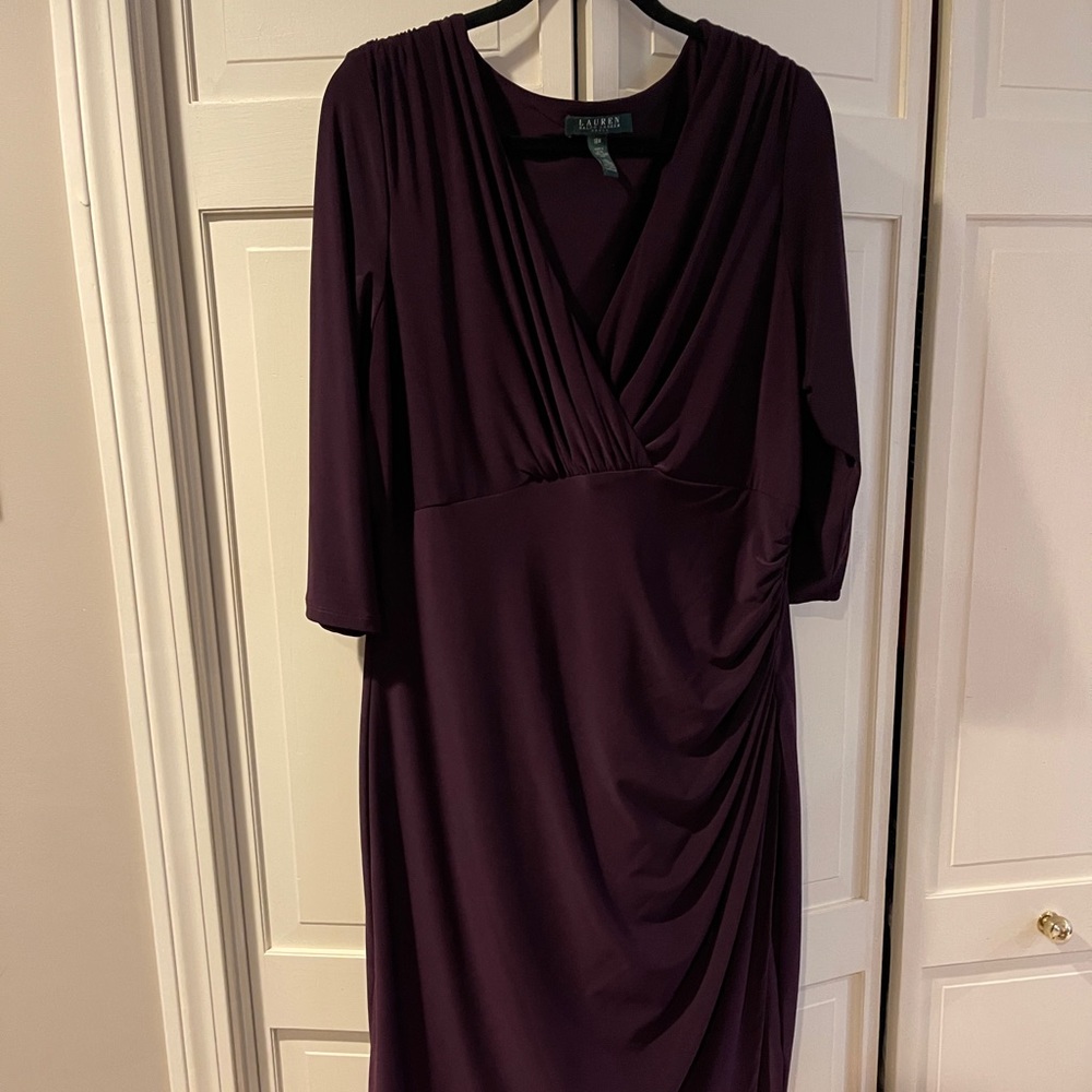Ralph Lauren | Eggplant dress size 18